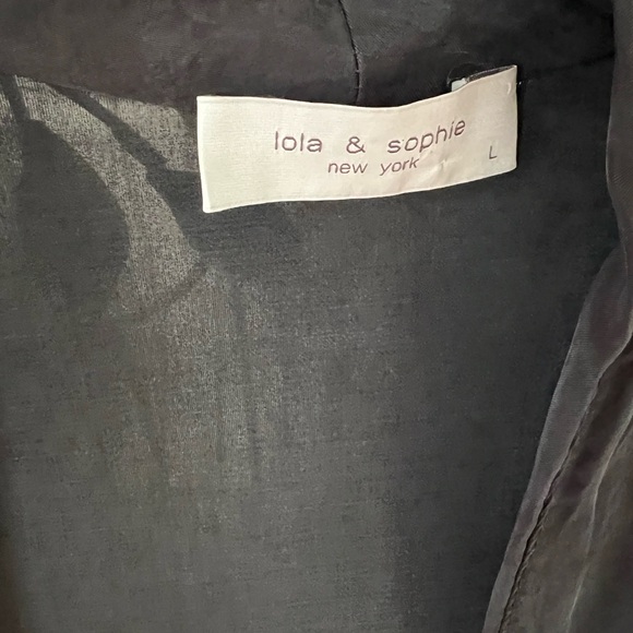 Lola & Sophie Buttery Soft Blazer Style Sweater - Picture 2 of 3